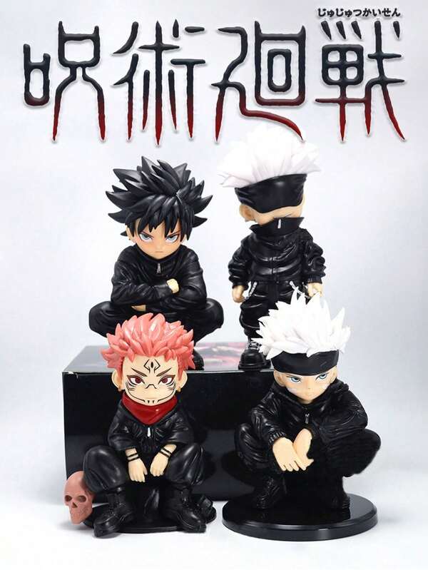 1pc Gojo, Yuji, Sukuna, Geto, Nanami, Megumi, Toge Anime Figurine Plush Doll, Cute Collectible Doll, Home Decor, Pillow, Car Accessory, PC Decoration, Birthday Gift, Couple Gift, Memorial, Theme Event, Holiday Decoration, Christmas, Halloween Gift