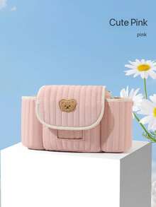 1 buah Tas Gantung Kereta Bayi Gaya INS, Tas Ibu Bordir, Tas Popok Multifungsi, Tempat Botol & Tisu, Cocok Untuk Ibu, Aktivitas Luar Ruangan & Perjalanan, Semua Musim - MultiWarna - View 14