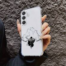 Funda de Teléfono Creativa de Graffiti de Anime de Alta Temperatura para Samsung Galaxy S24/S21 FE/A02s/A04e Transparente TPU Antigolpes con Protección de Lente A05s/A13/A14/A15 Carcasa a Prueba de Golpes de Cuatro Esquinas A16/A20s/A23 Ultra-Delgada A24/A25/A31/A32/A34 Alta Transparencia A35/M02s/M13/F02s/M10s/M12 Funda Suave Resistente al Amarilleo M32/M42/S20LITE/S23S/24ULTRA, Simple y Elegante, Adecuada como Regalo de Cumpleaños/Regalo de Vacaciones para Amigos Chicos/Chicas - Mezcla de colores - Ver 7