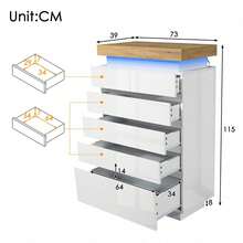 Dressers & Chests Of Drawers - White - View 9