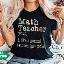 Funny Math Teacher Shirt, Math Teacher Shirt, Math Teacher Gift, Funny Teacher, Back To School, Gift For Math Lover, Teacher Appreciation - Style 19 - View 1