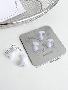 美甲装饰品，跨境热销圆形、方形、多边形金属磁性底座美甲展示架，指甲油架，韩式美甲用品，摄影道具，DIY配件