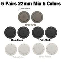 5 Pairs Invisible Magnetic Snap Buttons - Black Plastic Sewing Buttons, For Jackets And Sweaters, Hidden Fasteners, Suitable For Clothing Making - Multicolor - View 28