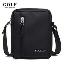 Bolsa de Hombro Mini GOLF para Hombre, Bolsa Cruzada Negra, Bolsa Casual Delgada, Bolsa de Mensajero Ligera para Teléfono Celular - Negro - Ver 4