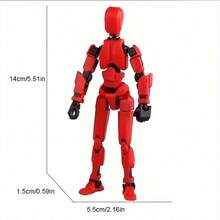 2025幸运娃娃，13个可动关节，3D打印娃娃，第三代人体模型娃娃，DIY全身减压收藏人偶 - 节日礼物 - 完美礼物 - 礼品 - 彩色 - 查看 5