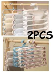 10pcs Multifunctional 5-Tier Plastic Scarf Holder Organizer Rack, Non-Slip Scarf And Tie Display Stand Decorations Decor Festival Decor Room Decor Home Decor Decor Bedroom Decor,Mother's Day,Gift For My Mother,Suitable For Laundryi