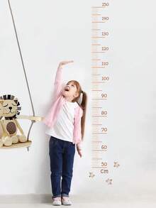 1pc Minimalist Kids Height Growth Measurement Wall Sticker, 50-150cm, Suitable For Home, Room, School Baby Shower Family Decorations Gifts