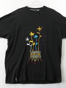 LRG Upside Down Crown Embroidered Mens Black Graphic T Shirt Size XL - 款式12 - 查看 1