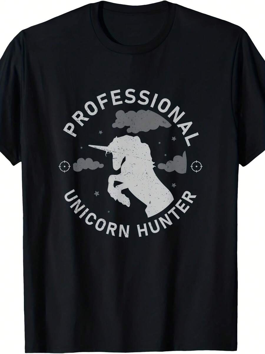 Classic Unicorn Hunting Season A Naughty Poly Unicorn Hunter T-Shirt - 款式2 - 查看 1