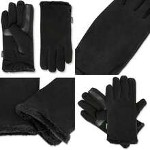 Isotoner Women's Stretch Fleece Touchscreen Texting Cold Weather Gloves With Warm, Soft Lining, SmartDRI Black, One Size(Default) - Loại 1 - Xem 1