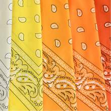 1pc Paisley Cashew Flower Bandana | Hip Hop Outdoor Cycling | Bandana Headscarf | Dance Costume Waist Decoration, Head Accessory