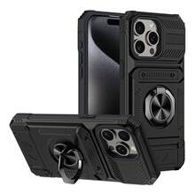 Nueva funda compatible para teléfono 16 Pro 17 con ranura oculta para tarjetas, soporte 15, a prueba de golpes 14, 17, 17 Pro, 17 Pro - Verde - Ver 7