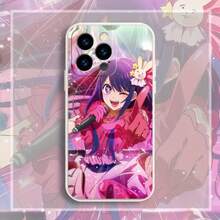 Funda protectora de teléfono de anime para iPhone 15ProMax/15Pro/15Plus/15/14ProMax/14Pro/14Plus/14/13ProMax/13Pro/13Mini/13/12ProMax/12Pro/12Mini/12/11ProMax/11Pro/11/XR, impresión de cómics linda y encantadora de dibujos animados geniales [GB167] - Mezcla de colores - Ver 2
