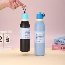 1 bình nước thể thao ngoài trời 17/24oz hoàn thiện mờ, cốc giữ nhiệt bằng thép không gỉ dung tích lớn, bình nước nóng/lạnh giữ nhiệt cho thể thao ngoài trời, đạp xe, du lịch ba lô, văn phòng, ô tô, trường học, tiệc tùng, cắm trại - Nhiều màu - Xem 6