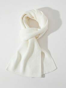 1 Stück Weihnachtsstil Kinderschal, unisex Y2K warm & atmungsaktiv modischer vielseitiger Strickschal, geeignet für Herbst/Winter Alltagskleidung