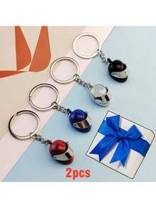 Juego de llavero personalizado con casco de motocicleta - El regalo perfecto para motociclistas y entusiastas de las motocicletas. Presenta un nombre personalizado (etiqueta de textura), un diseño elegante y moderno, una personalización exclusiva y algo único. Regalo ideal para él, regalo ideal para ella, para novios, para novias, para papá, para mamá, para la familia, para amigos, para aniversarios. - Multicolor - Ver 13