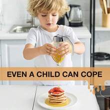 Press-Type Honey Jar Squeeze Bottle Plastic Sealed Dispenser Storage Funnel-Shaped Pot Press Dispenser