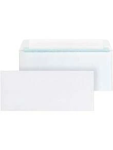 #10 Envelopes, Security, Press-it Seal-it, 4-1/4 X 9-1/2 Inches, White, 45/Box (75026) - Blanco - Ver 3