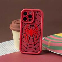 Unique High-Side Anti-Drop Design With Spider Pattern Printing. Anti-Drop And Shockproof All-Inclusive Mobile Phone Case Suitable For IPhone 17pro Max/17pro/17Air/17/16plus/16/15/14/13/12/11/XSMAX/XS/Galaxy S22plus/S23ULTRA/S24FE/S25 EDGE/A54/A53/A52/A36/A35/A34/A33/A17/A16/A15/A14/A13. Cute And Fashionable. It Is A Good Choice For Birthdays, Christmas And Halloween Gifts. - Pink - View 2