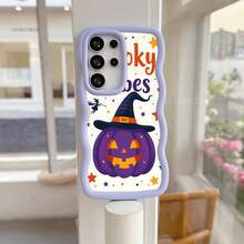 Halloween Pumpkin Design Phone Case Lightweight Shockproof Non-Yellowing Compatible with iPhone 17 Pro Max 16 Pro Max 14 13 12 11 XS Max XR X