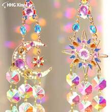 Even In Winter, It Can Bring You The Warm And Colorful Sunshine. Crystal Sunshine Collector, New Year's Gift, Home Decor, Projects Vibrant Scenes Of Light Indoors And Outdoors, Used For Hanging Wind Chime-Style Garden Sunshine Collectors Outside The Window, Crystal Rainbow Maker, Indoor And Outdoor Decoration - Multicolor - View 3