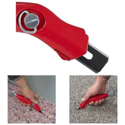 Carpet Tools Cut And Jam Carpet Knife 10 - 220 For Home And Commercial Use Durable Stainless Steel Black Color Sharp And Reliable Cutting Tool