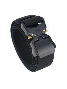 حزام خصر متعدد الوظائف مرن 3.8 سم، حزام كاجوال من قماش نايلون مضفر، طراز قديم للمال، ملابس خريفية/شتوية كلاسيكية للرجال، هدية عيد الميلاد للصديق