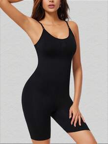 女士运动塑身衣，高弹力腰部训练提臀塑身套装