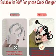 5-In-1 Set: 3D Game Controller Charging Head Protector, 20W Fast Charging Data Cable Compatible With IPhone 12/13/14 Series