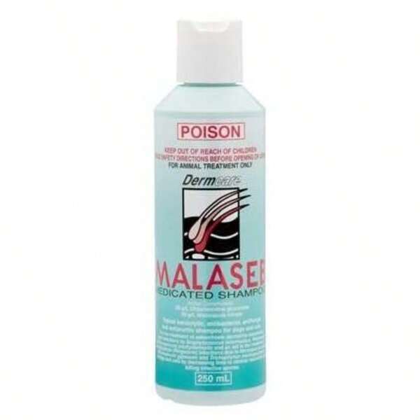 Malaseb Medicated Shampoo For Cats And Dogs 250ml Dermcare
