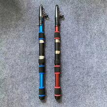 2 piezas Caña de pescar de 1,8 m y 2,1 m para pesca en el mar, caña de lanzamiento, equipo de pesca, caña para lanzar a larga distancia, caña de mano, caña de pescar