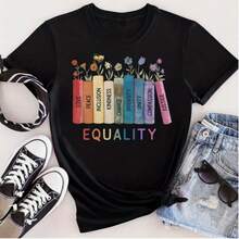 Equal Rights Shirt, Equality Peace Love Kindness Shirt, Gift, Social Justice Shirt - 款式15 - 查看 1