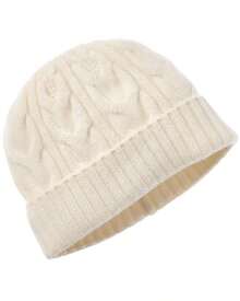 Bruno Magli Cable Cuffed Cashmere Hat - trắng - Xem 2