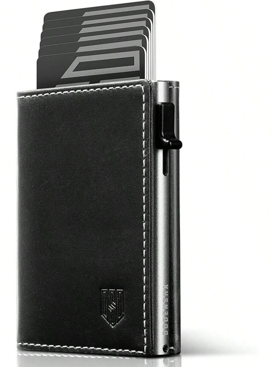 MagSnap Wallet For Men I Slim Ridge Wallet With Coin Pocket I Card Holder Magnetic Closure I RFID Protection - Silver-grey - View 1