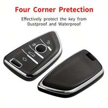 Funda protectora para llave de coche, estuche de protección de TPU suave, compatible con Series 2/3/5/6/7, X1 X2 X3 X5 X6 F15 F16 G20 G30, que ofrece protección completa