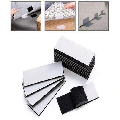 Tampons adhésifs double face pour tapis, autocollants de fixation antidérapants pour literie, tapis, nappes et autres articles de maison