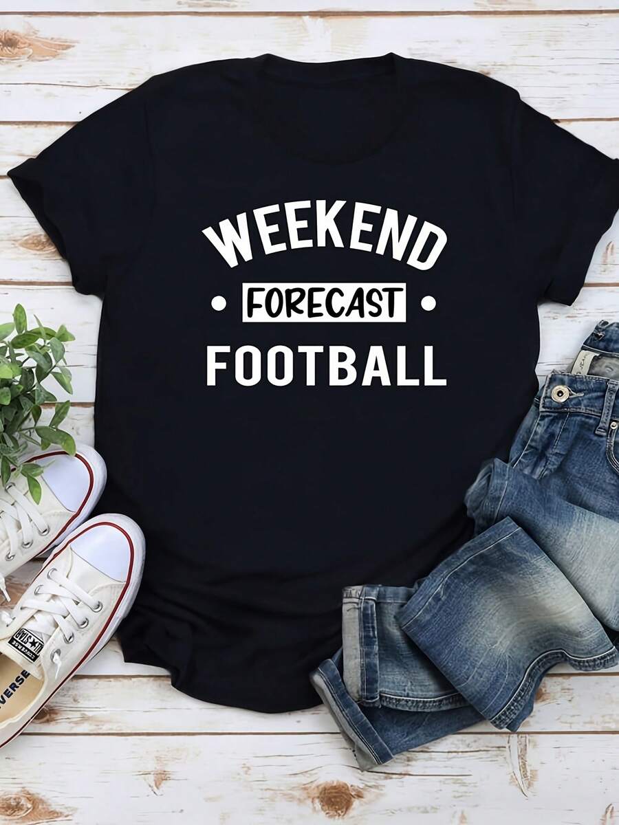 Funny Football T-Shirt, Footballer Gifts, Football Lover Shirt, S Football Shirt, Football T-Shirt, Football Player Shirt - 款式15 - 查看 1