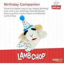 Multipet Lamb Chop Dog Plush Toy - Squeaky Toy For All Dogs - Extra Soft Plush - Stuffed Animal Dog Toy For Cuddling & Playing - Cute Pet Toy (6", Cream)