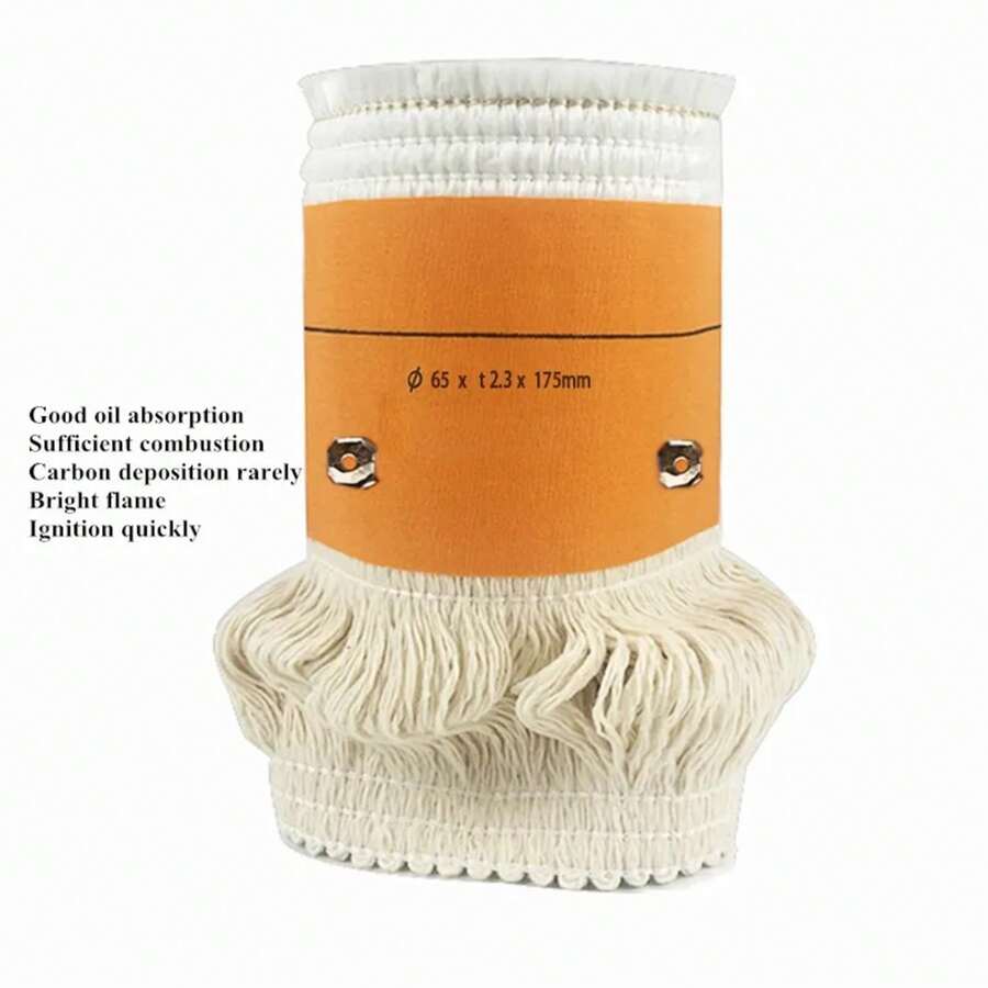 Varios modelos 65 75 85 95 120 mm mechas de estufa de queroseno de alta calidad de fibra de vidrio + mechas de calentadores 100% algodón envío gratis - 65 x 2,3 x 175 mm - Ver 1