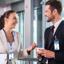 1/5/10个装透明加厚竖款证件卡套，带防水拉链，塑料材质，适用于办公室和学校文件保护 - 彩色 - 查看 9