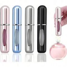 (Free Shipping)4 Pcs Perfume Travel Refillable, 5ml Travel Perfume Bottle Refillable, Atomizer Sprayer For Perfume, Perfume Atomizer For Essentials For Men & Women, Perfect For Pockets - mặc định - Xem 8
