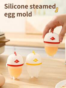 1pc Cute Chicken Shaped Multifunctional Steamer Mold, Easy Release And All-In-One Steaming - Multicolor - View 12