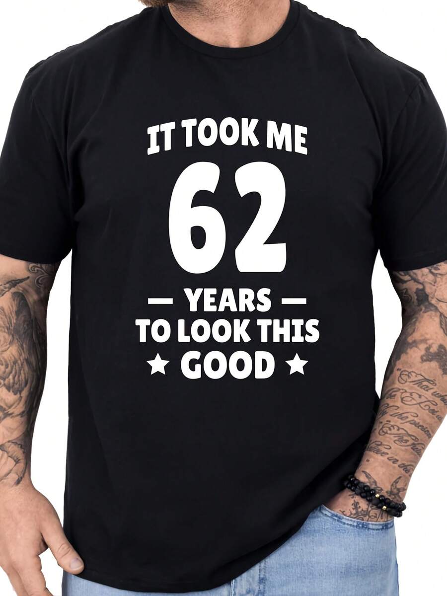 62nd Birthday Gift, 62nd Birthday Shirt, Gifts For 62nd Birthday, 62nd Birthday Gift For , Turning 62 Birthday T-Shirt - 款式1 - 查看 1