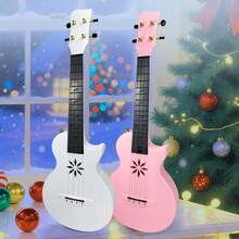 58.42 Cm Carbon Fiber Soprano Ukulele - Lightweight & Durable Beginner Kit For Adults & Teens, Easy To Play With Clear Fretboard, Includes 6 Strings & 2 Picks, White, Perfect For Home Or Travel, Travel Ukulele, Sleek Instrument, Durable Construction - Multicolor - View 9