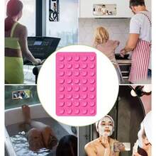 1PC Silicone Suction Phone Case Mount,Phone Suction Grip,Octobuddy,Sticky Phone Grip, Adhesive Phone Stand Sticky For Cell Phone