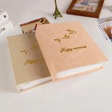 精美鸟类图案相册可容纳 200 张 6 英寸照片，适合旅行纪念品和家庭回忆