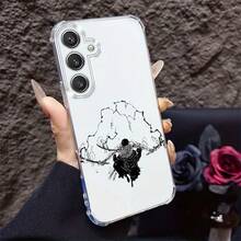 Funda de Teléfono Creativa de Graffiti de Anime de Alta Temperatura para Samsung Galaxy S24/S21 FE/A02s/A04e Transparente TPU Antigolpes con Protección de Lente A05s/A13/A14/A15 Carcasa a Prueba de Golpes de Cuatro Esquinas A16/A20s/A23 Ultra-Delgada A24/A25/A31/A32/A34 Alta Transparencia A35/M02s/M13/F02s/M10s/M12 Funda Suave Resistente al Amarilleo M32/M42/S20LITE/S23S/24ULTRA, Simple y Elegante, Adecuada como Regalo de Cumpleaños/Regalo de Vacaciones para Amigos Chicos/Chicas - Mezcla de colores - Ver 13