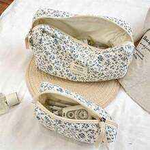 1 pieza Bolsa de almacenamiento multifuncional con diseño lindo y gran capacidad, organizador de cosméticos para estudiantes, viajes y uso diario. Se puede usar como estuche de lápices, billetera, organizador de papelería, bolsa de aseo de viaje, mini bolsa de cosméticos portátil con cierre. Regalo ideal para mujeres y niñas. - Multicolor - Ver 6