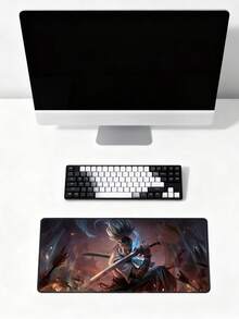 Extra große Gaming Mausunterlage, dicke Netzbar Zuhause E-Sport Tastaturmatte, Büro Schreibtischunterlage