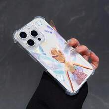 Fairy Tale Forest Princess Elf Pattern Phone Case Compatible With Iphone 16 15 14 13 12 11 Pro Max X XR XSMAX 8 7 Plus, Shockproof Transparent Soft Back Cover. - Clear - View 7